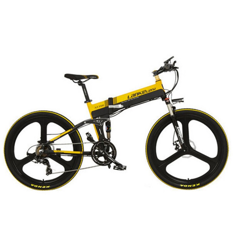 랑케레이시 XT750 접이식 전기자전거 26인치 48V MTB자전거 PAS스로틀겸용
