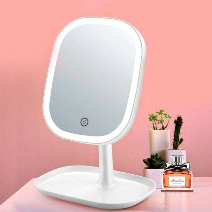 모가비 충전식 LED 스마트 조명 거울 - 쇼핑뉴스