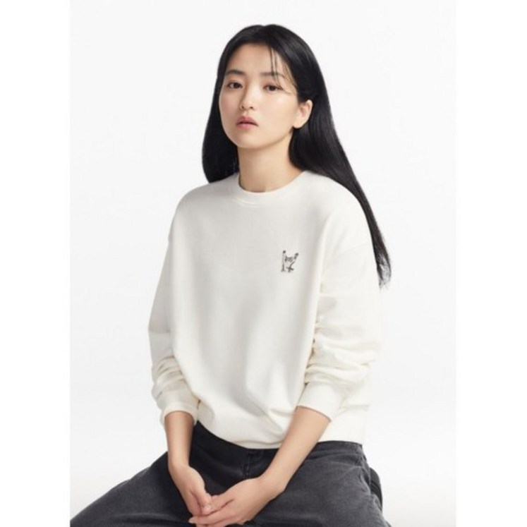 폴햄 PHD1TR2020 여성 코숏 소프트테리 맨투맨 티셔츠 폴햄 PHD1TR2020 여성 코숏 소프트테리 맨투맨 티셔츠