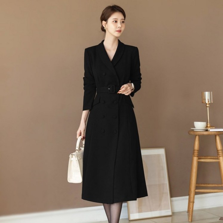 시크라인 블론디 숄카라 원피스 CLLCO87