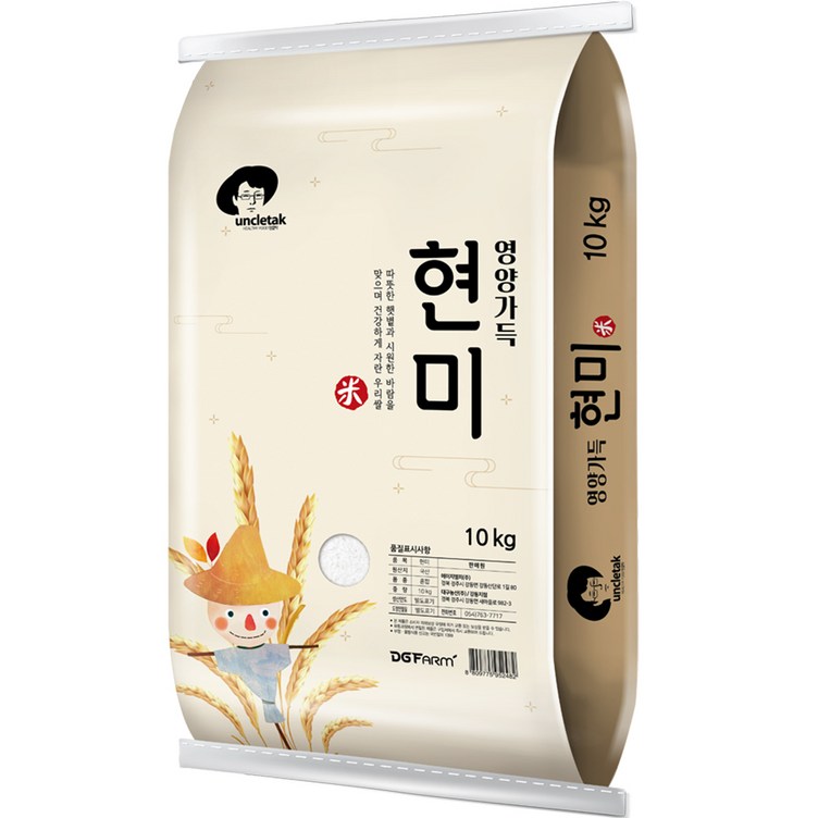 엉클탁 국산 현미, 10kg, 1개