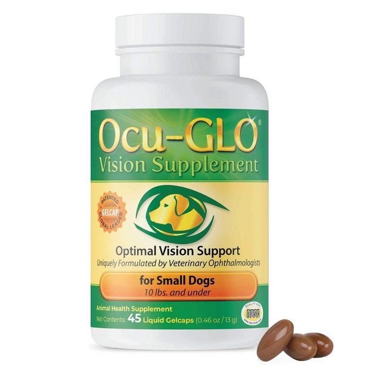 오큐글로 강아지 눈 영양제 소형견 중대형견 45정 90정 / Ocu-GLO Vision Dog Supplement