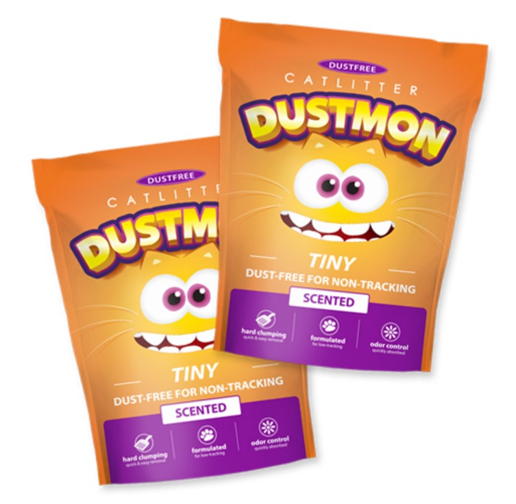 더스트몬 응고형 고양이 모래 벤토나이트 타이니 유향