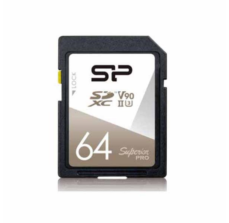 실리콘파워 SDXC UHS2 메모리카드 U3 V90, 64GB