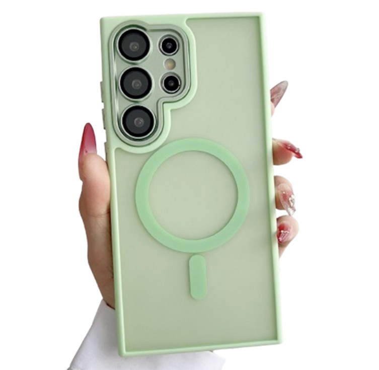 케이스틱 변색없는 무광 테두리 맥세이프 휴대폰 케이스