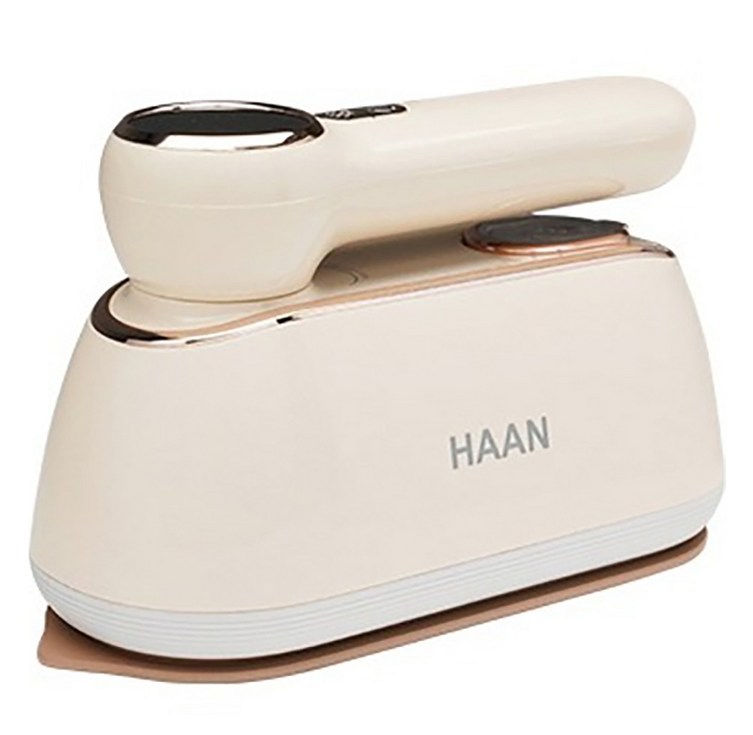 한경희생활과학 휴대용 가정용 여행용 핸디형 미니 스팀다리미, 아이보리, HS180C