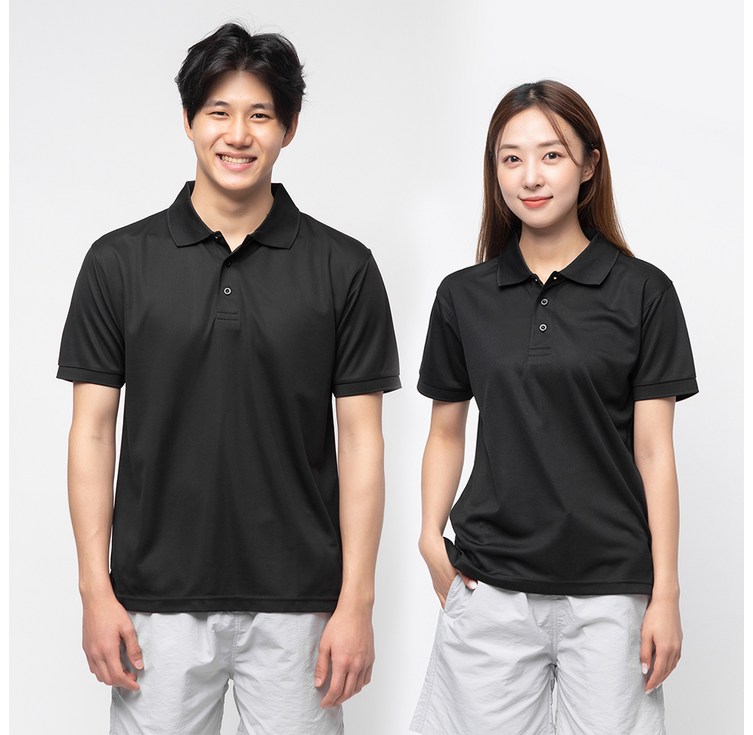 캐럿 남녀공용 기능성 퀵드라이 쿨링 카라 반팔 티셔츠 캐럿 남녀공용 기능성 퀵드라이 쿨링 카라 반팔 티셔츠