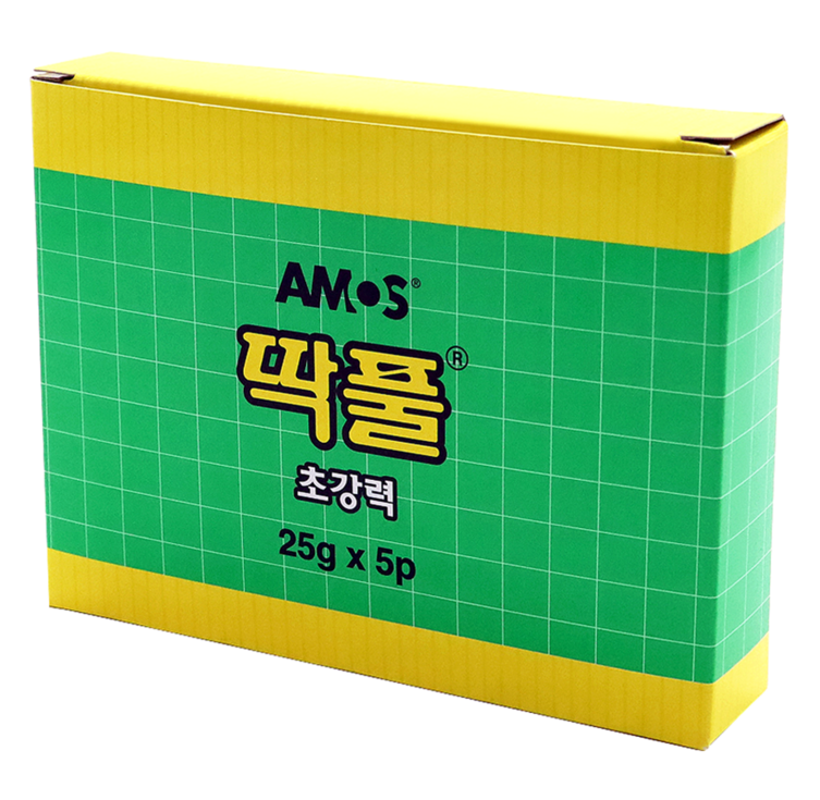 아모스 초강력 딱풀, 25g, 5개