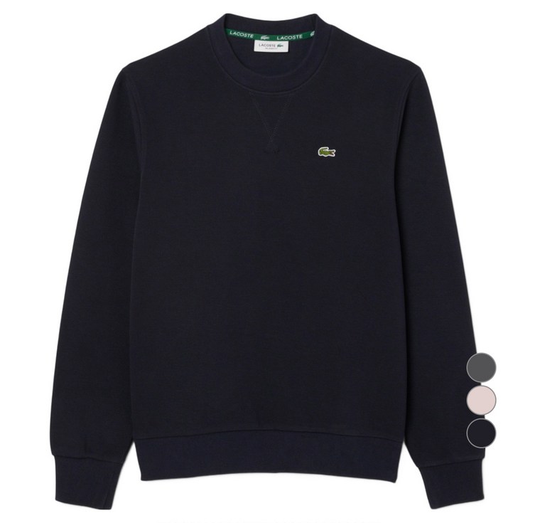 라코스테 여성용 더블페이스 피케 크루넥 맨투맨 SF524555N