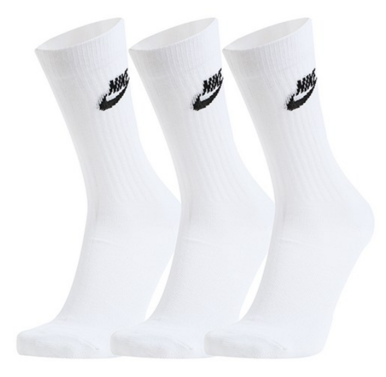 JS컴퍼니 나이키 에센셜 트레이닝 장목 삭스 DX5025100 3켤레 1세트