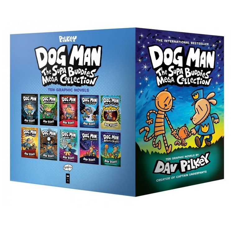 언어세상독점 Dog Man 110권 Boxed Set