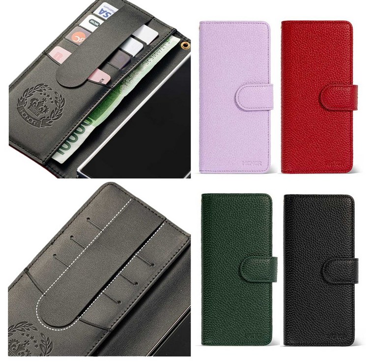 갤럭시 A34 5G SMA346N 아너 분실방지 카메라보호 지갑형 카드 지폐수납 가벼움 스타일연출 슈렁큰 라벤더 레드 그린 블랙