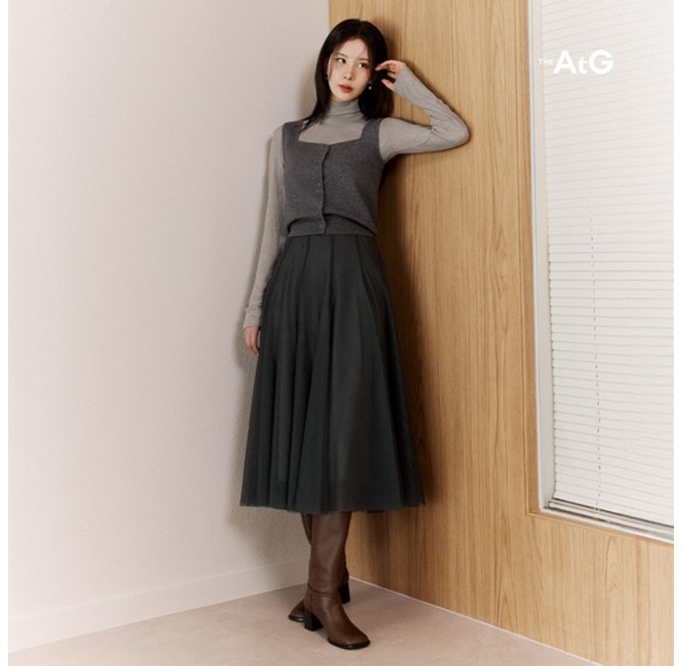 더엣지 24FW 샤 스커트 더엣지 24FW 샤 스커트
