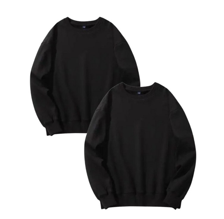 11 남녀공용 오버핏 무지 맨투맨 D2