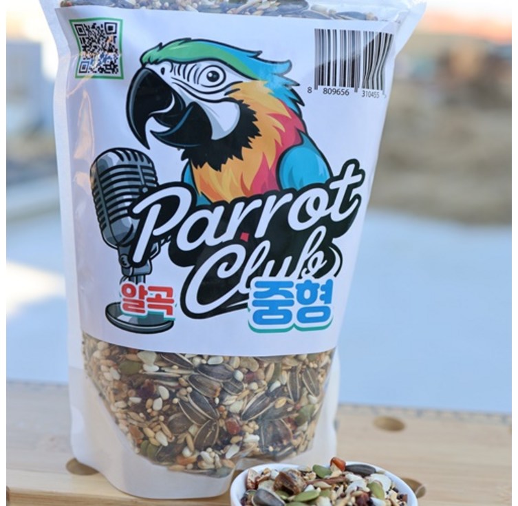 앵파크 앵친소 알곡 중형 900g 새모이 퀘이커 카이큐 코뉴어 세네갈