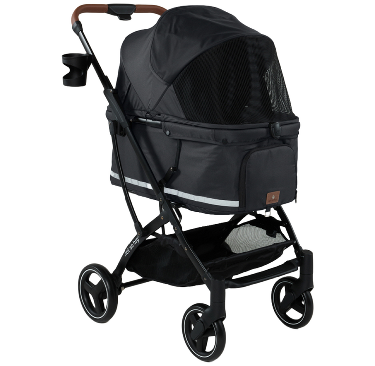 낫쏘빅 반려동물 아로아3 일체형 레인커버,컵홀더 포함 퀵폴딩 유모차