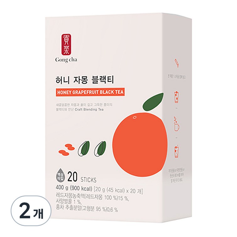 공차 허니자몽블랙티