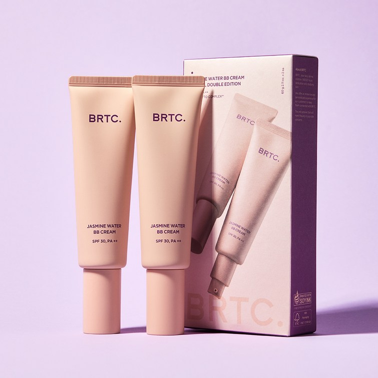 비알티씨 스페셜 더블 에디션 자스민 워터 비비 크림 SPF30 PA, 핑크 베이지, 60g, 2개